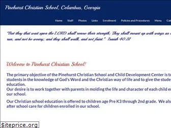 pinehurstchristianschool.com