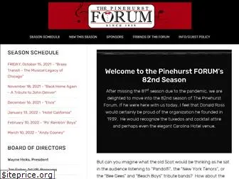 pinehurstforum.org