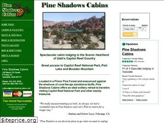 pineshadowcabins.net