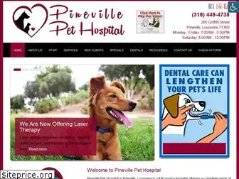 pinevillepethospital.com
