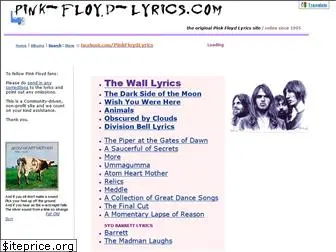 pink-floyd-lyrics.com