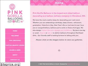 pinkgorillaballoons.com