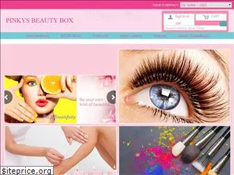 pinkysbeautybox.com