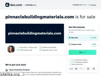 pinnaclebuildingmaterials.com