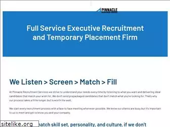 pinnaclerecruitmentservices.com