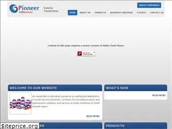 pioneeradhesives.com