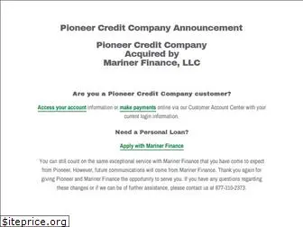 pioneercredit.net
