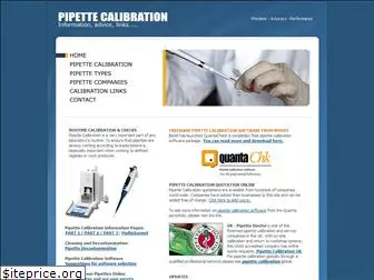 pipettecalibration.net