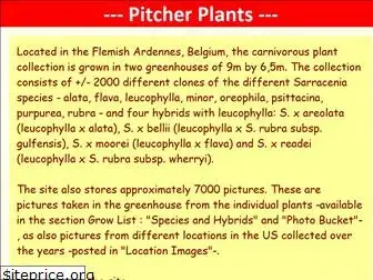 pitcherplants.be