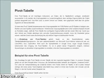 pivot-tabelle.de