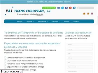 pjtranseuropean.com