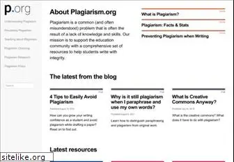 plagiarism.org