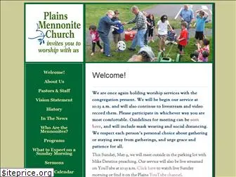 plainsmennonitechurch.org