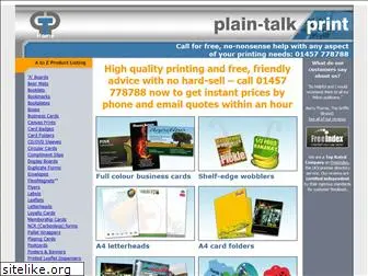 plaintalkprint.co.uk