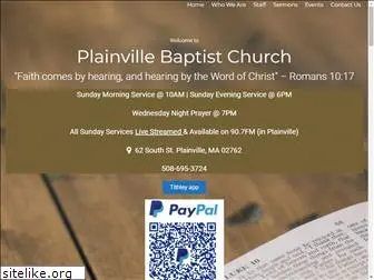 plainvillebaptistchurch.org