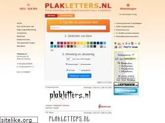 plakletters.nl