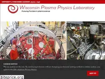 plasma.physics.wisc.edu