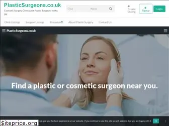 plasticsurgeons.co.uk