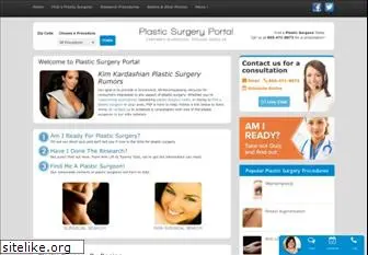 plasticsurgeryportal.com