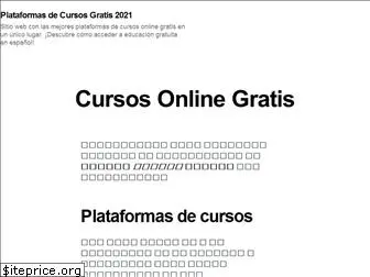 plataformasdecursos.gratis