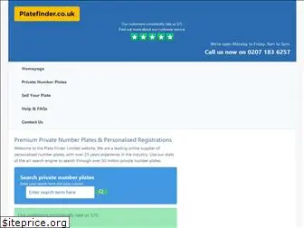 platefinder.co.uk