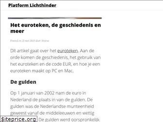 platformlichthinder.nl