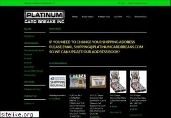 platinumcardbreaks.com