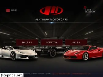 platinummotorcars.com