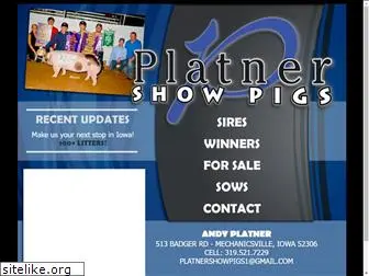 platnershowpigs.com
