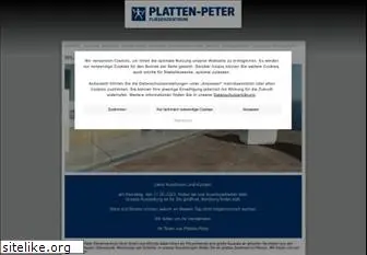 www.platten-peter.de website price