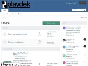 playdek.invisionzone.com