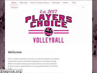 playerschoicevolleyball.org