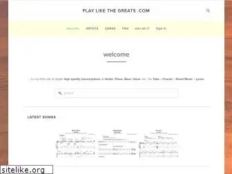 playlikethegreats.com