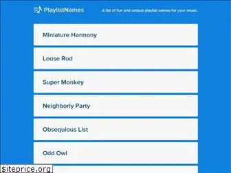 playlistname.com