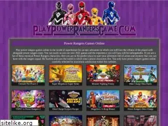 playpowerrangersgame.com