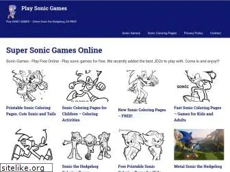 playsonicgames.com