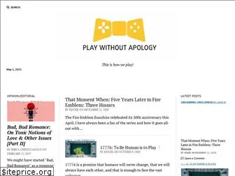 playwithoutapology.com