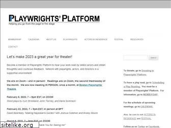 playwrightsplatform.org