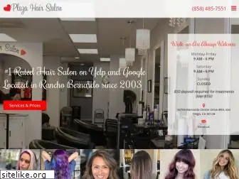 plazahairsalon.com