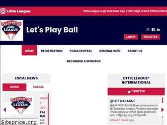 pleasantonlittleleague.com