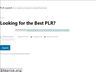 plrlaunch.com