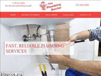 plumbingdoctorabilenetx.com