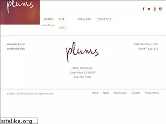 plumscafe.com