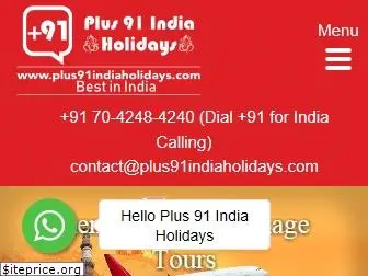 plus91indiaholidays.com