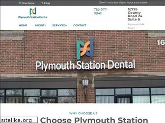 plymouthstationdental.com