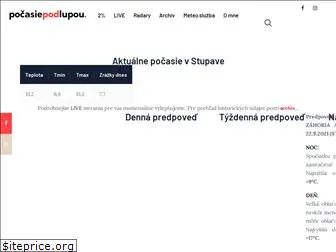 www.pocasiepodlupou.sk