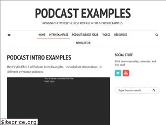 podcastexamples.com