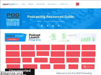 podcastingresourcesguide.com