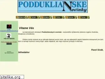 podduklianskenovinky.sk