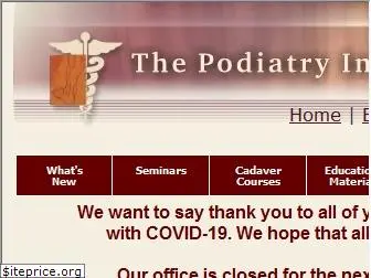 podiatryinstitute.com